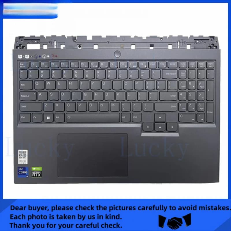 Nuovo per Lenovo Legion 5 Pro 16ARH7H 5 Pro 16IAH7H: Poggiapolsi con Tastiera Retroilluminata