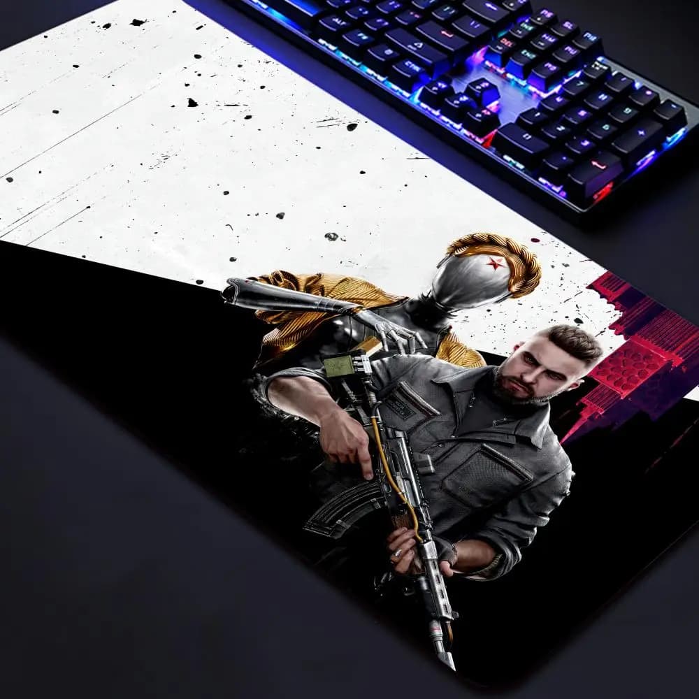 Mouse Pad Kawaii Xxl Mousepad Speed Keyboard Atomic Heart Xl Pc Gamer Accessories Mats Long Gaming Pads 900x400 Deskpad Mat Desk