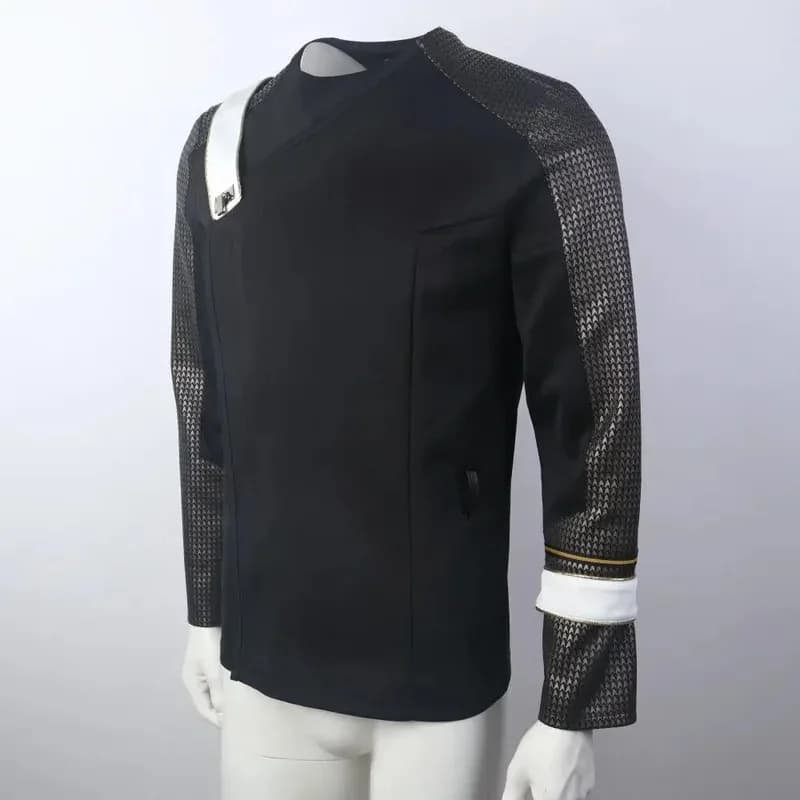 Per Strange New Worlds Capitan Pike MM Giacca nera SNW Camicie uniformi della Flotta Stellare Costume cosplay;3,c'5.b;8'