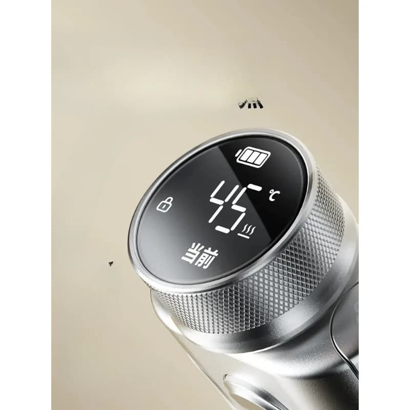 Bollitore termostatico portatile per il riscaldamento del latte, bollitore elettrico da viaggio, thermos con tazza integrata.