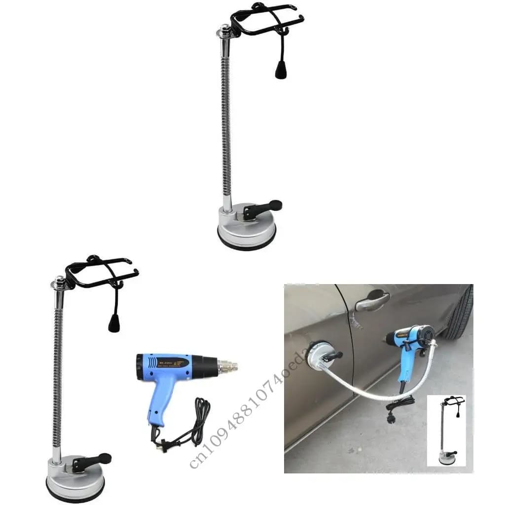 Aluminum Heat Guns Stand Suction Cup Holder For Garage And Workshop Use