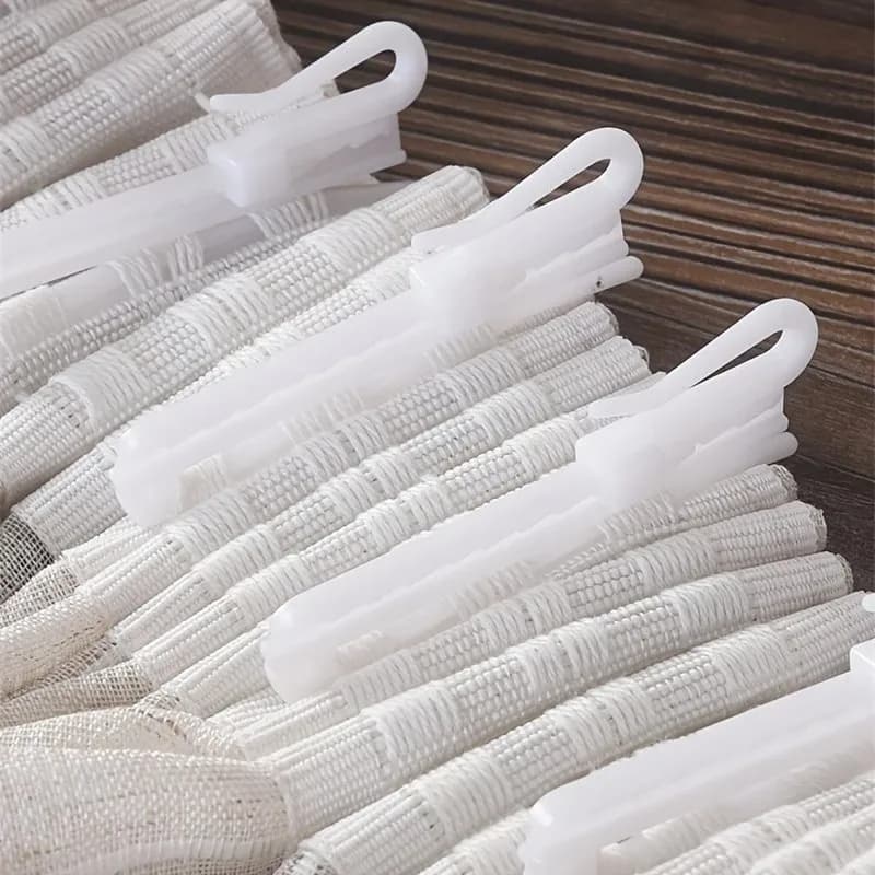 Easy Install Simple Setup 7cm Raise Lower Curtain Clips 48 pcs, Perfect for Blinds Installation, No Drilling Required