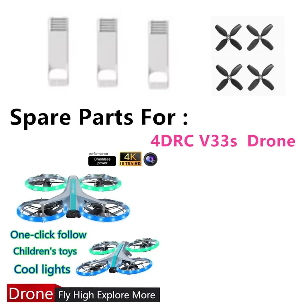 Battery for Drone 4DRC V33s 3.7V 1800mAh, Elica for Drone V33s, Original Accessories for Drone V33s