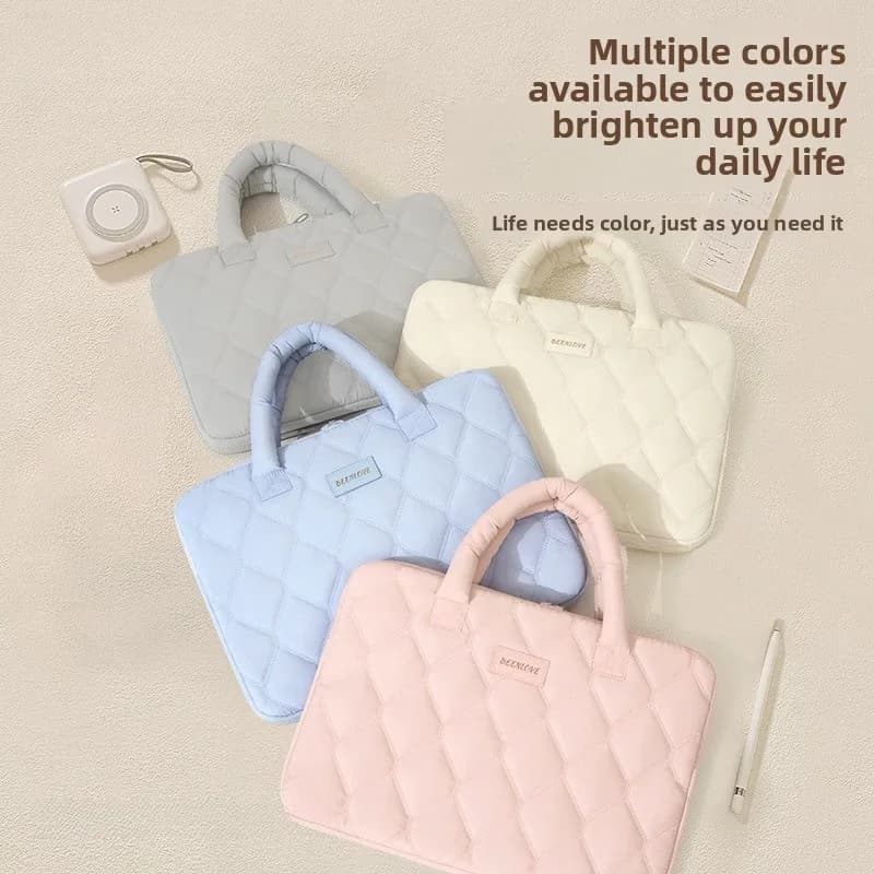 Laptop bag commuter notebook shoulder bag 14-15.6 inch waterproof leather briefcase for women men business office travel