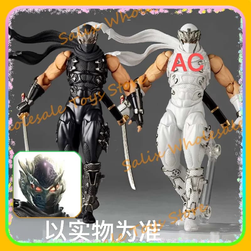 Disponibile: Action Figure Ryu Revoltech 1/12 Amazing Yamaguchi Bianco Ryu Hayabusa Ninja Gaiden - Secondo Lotti di Giocattoli AC