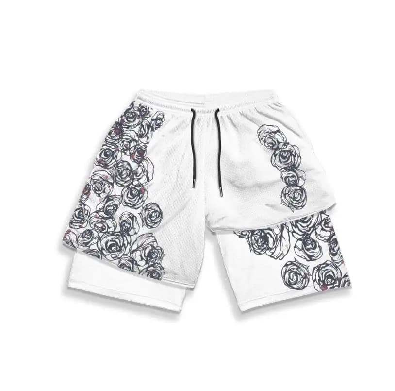 Men's Basketball Shorts Print Shorts Running Shorts Sports Jogging Shorts Fast Drying Light Sports Clothing