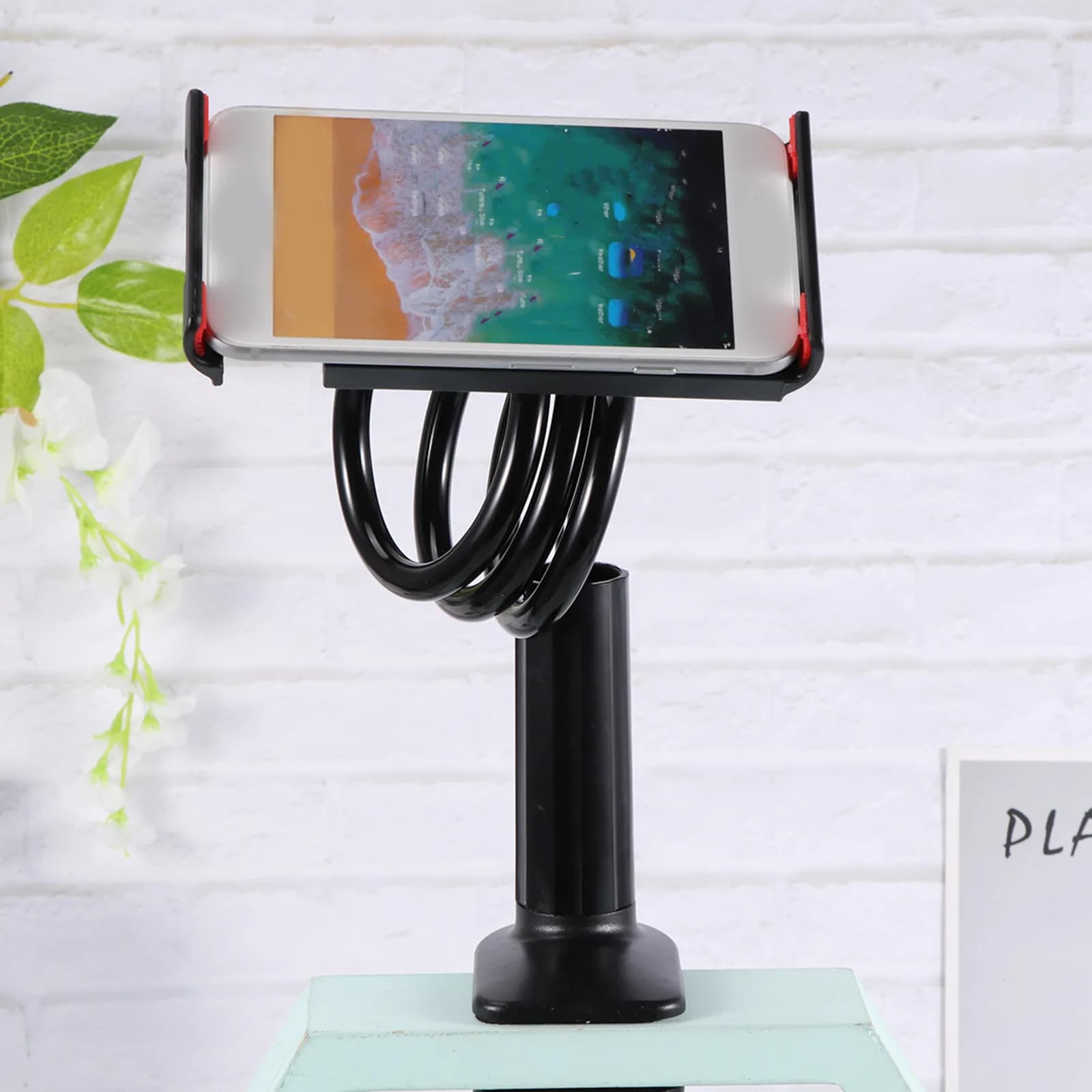 Supporto Universale Girevole a 360 Gradi per Telefono Cellulare con Barra Flessibile e Angolo Regolabile per Tablet, PC, Laptop, Scrivania, Camera da Letto