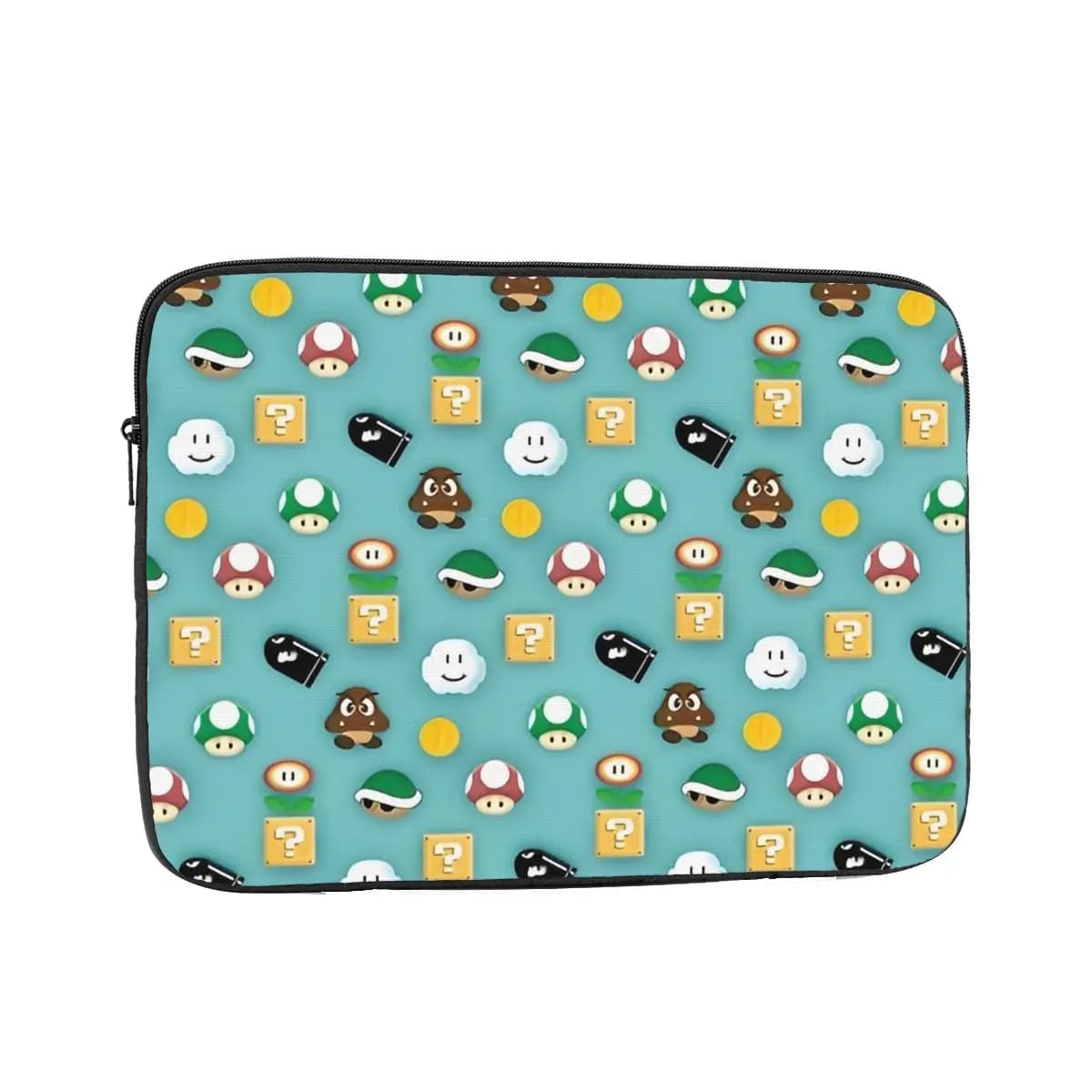 Borsa per Laptop Marios per Macbook Air Pro 10 12 13 15 17 Pollici, Custodia Protettiva Antiurto con Design Cartoon
