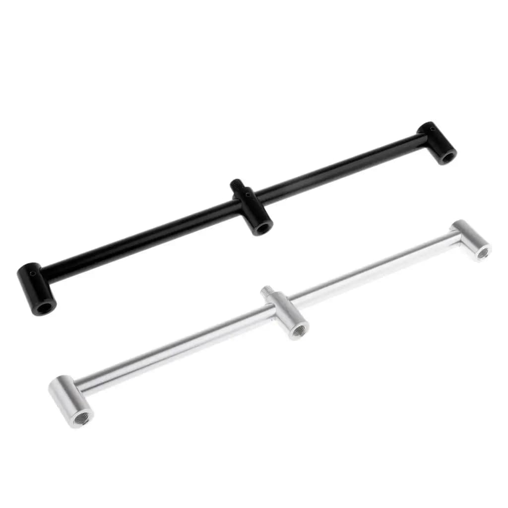 Supporto Regolabile in Alluminio a 3 Aste per Canne da Pesca alla Carpa, Compatibile con Avvisatori Acustici