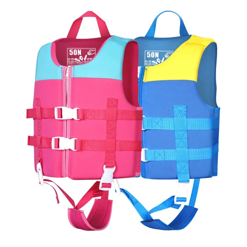Giubbotto di salvataggio per bambini Gilet di galleggiamento grande Maschio Femmina Bambini delle scuole medie Rafting Surf Giubbotto di salvataggio portatile per nuoto