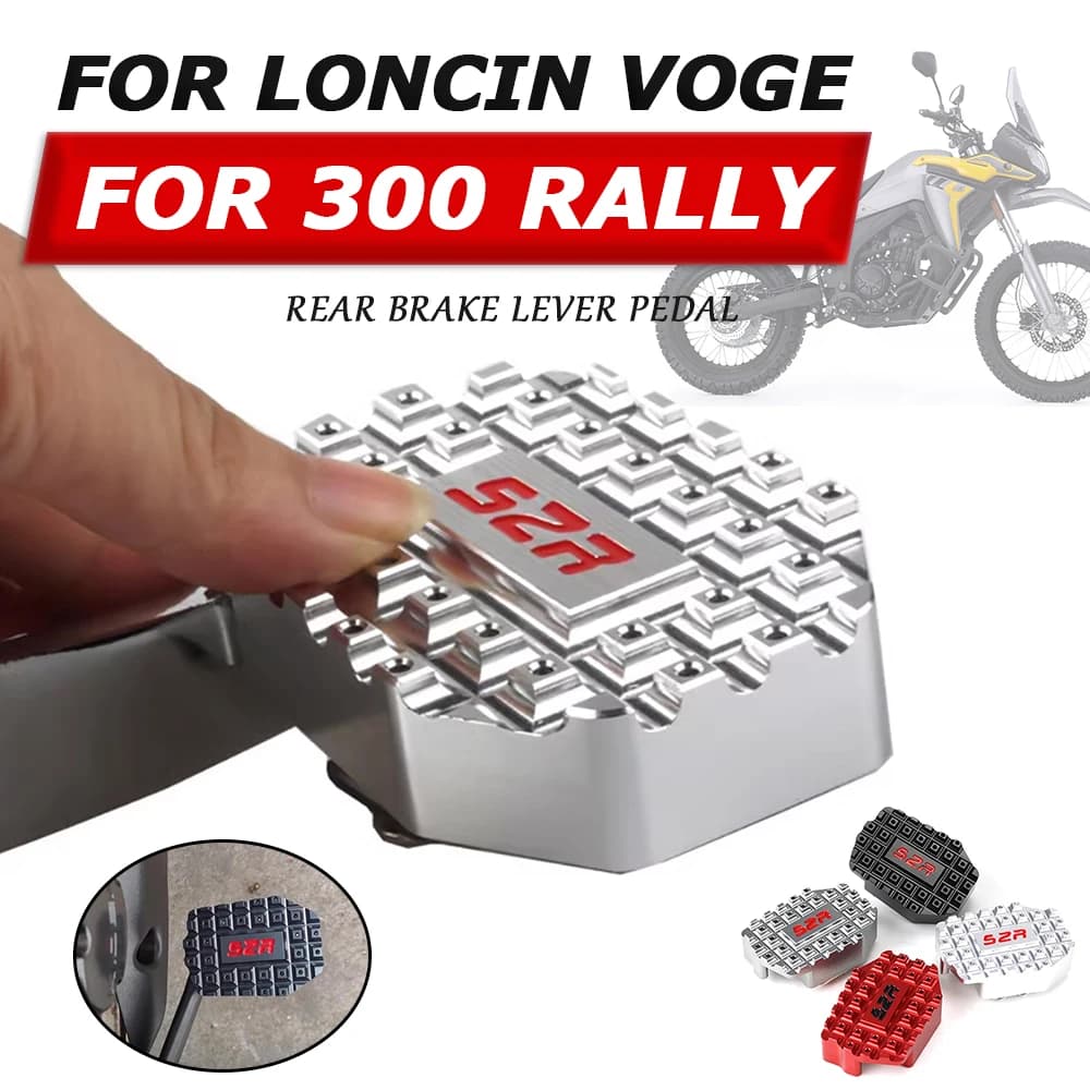 Per LONCIN VOGE 300 RALLY 300 GY RALLY300 300 RALLY 300GY 2022 accessori moto pedale posteriore leva freno pedale ingrandisci Peg Pad