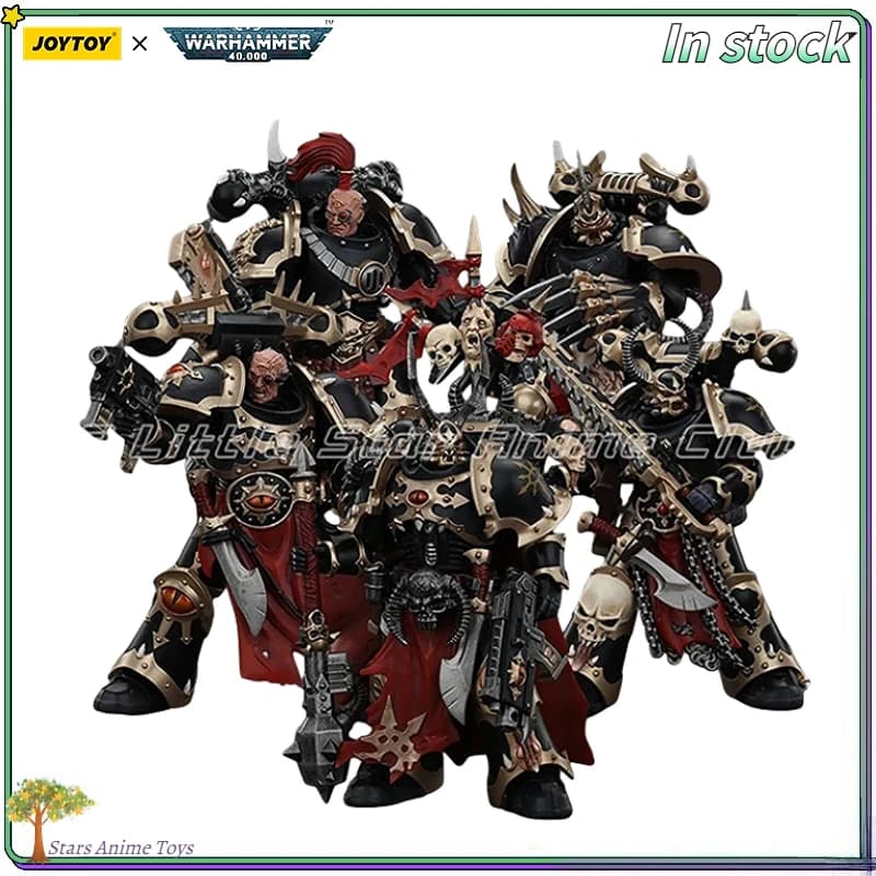 JOYTOY 1/18 Action Figure Warhammer 40k Chaos Space Marines Black Legion Modello Giocattoli