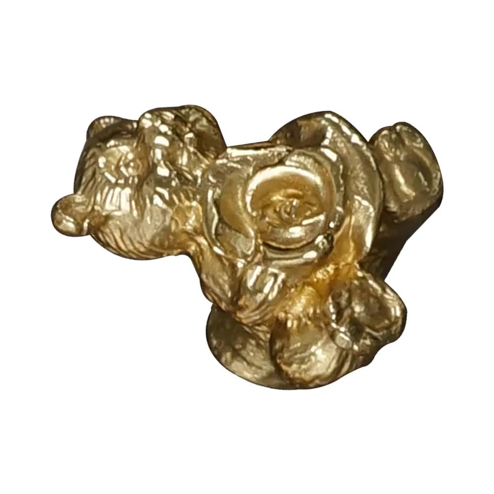 Maniglia per cassetto in rame, pomello per armadio, maniglia per porta dell'armadio, maniglia per mobile TV, multiuso, semplice ed elegante, decorazione per la casa