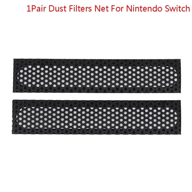 1 paio di adesivi in rete di raffreddamento con filtro antipolvere per console Nintendo Switch NS