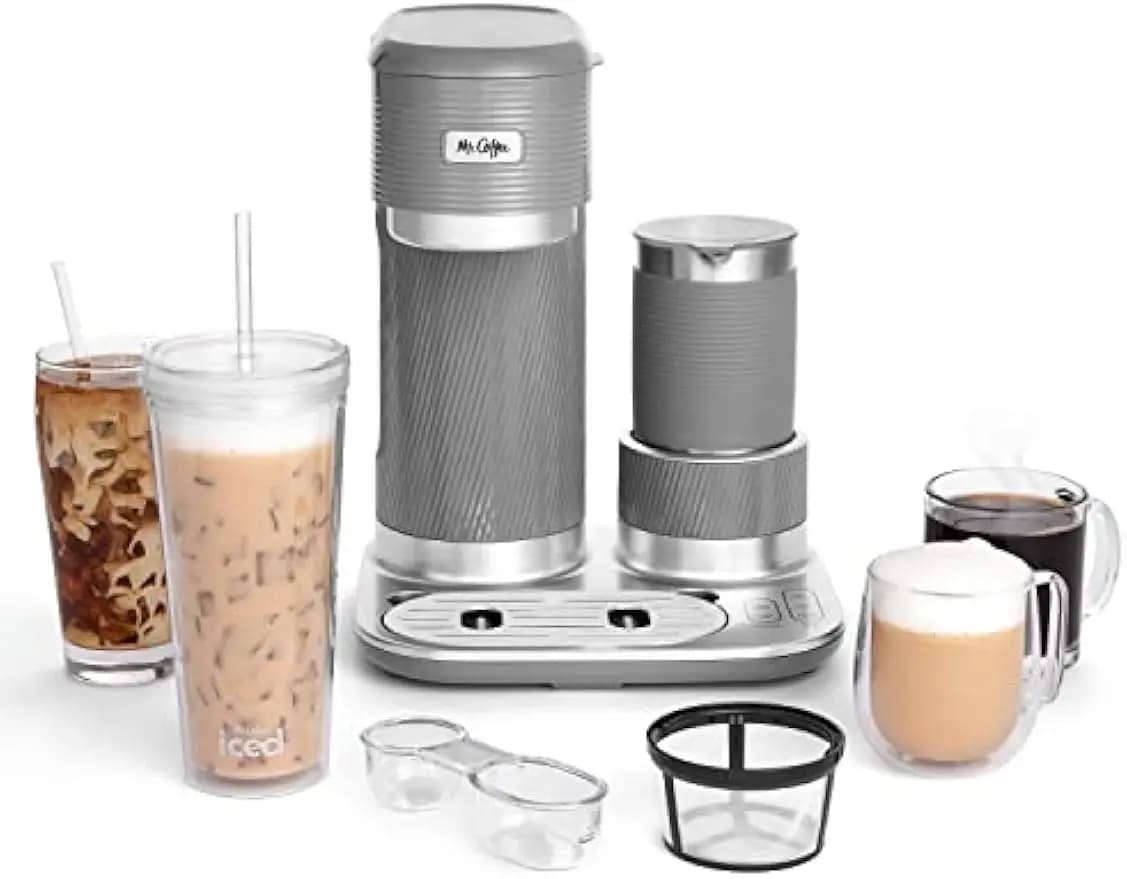 Coffee maker 4 in 1 with whirlpools, monodose up to 22 ounces for milk and frozen drinks