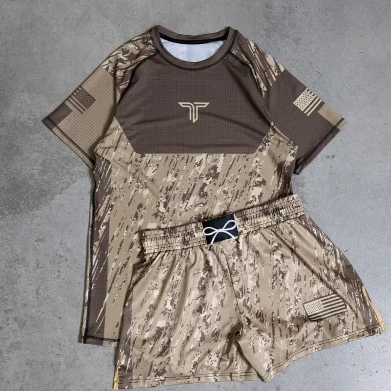 Nuova Tuta da Combattimento Tattica Digitale Y2K 2026, Unisex, Set Sportivo a Due Pezzi ad Asciugatura Rapida e Traspirante
