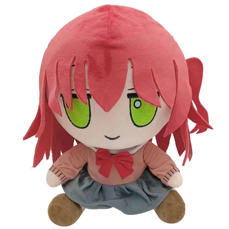 Cute Japan Anime Bocchi the Rock Kita Ikuyo Big Plush Stuffed Pillow Doll Toy Kids Gifts 30CM