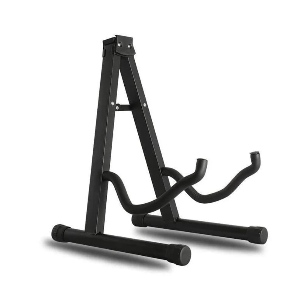 Easy To Assemble Vertical Guitar Stand a-Frame Tripod Portable Guitar Rack Metal Black Electric Guitar Bracket Ukulele