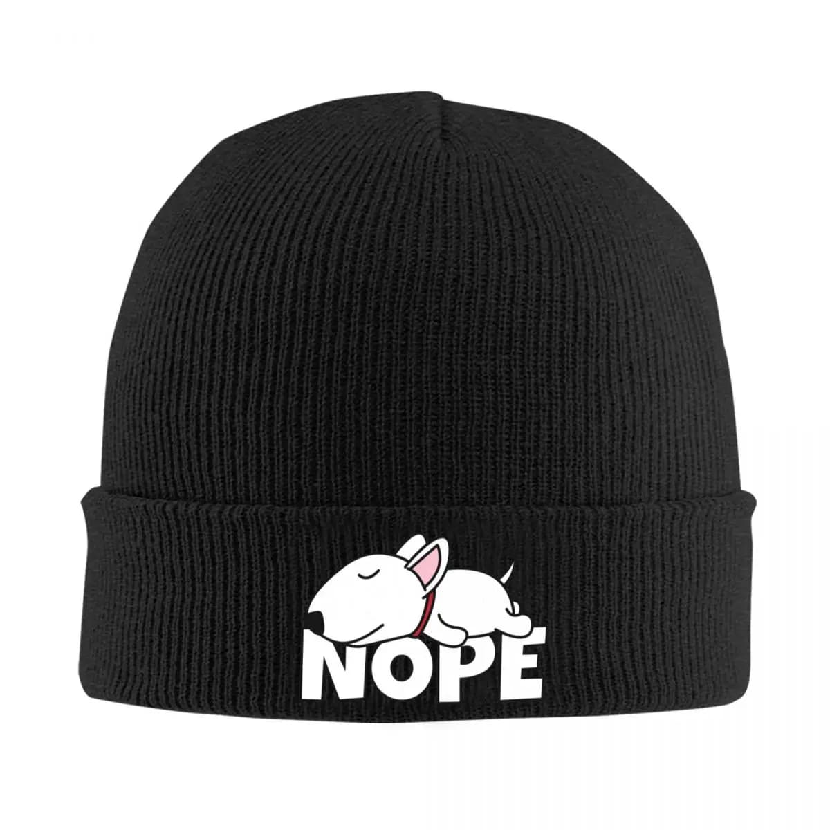 Berretto Personalizzato per Cani Bull Terrier, Cappello Invernale Caldo Unisex per Uomo, Berretto Lavorato a Maglia, Cappelli da Sci