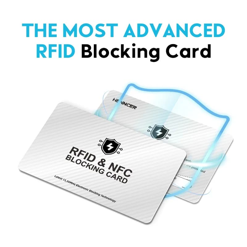 I segnali della scheda con blocco RFID scudi una scheda sicura proteggono la scheda di blocco del segnale del portafoglio intero