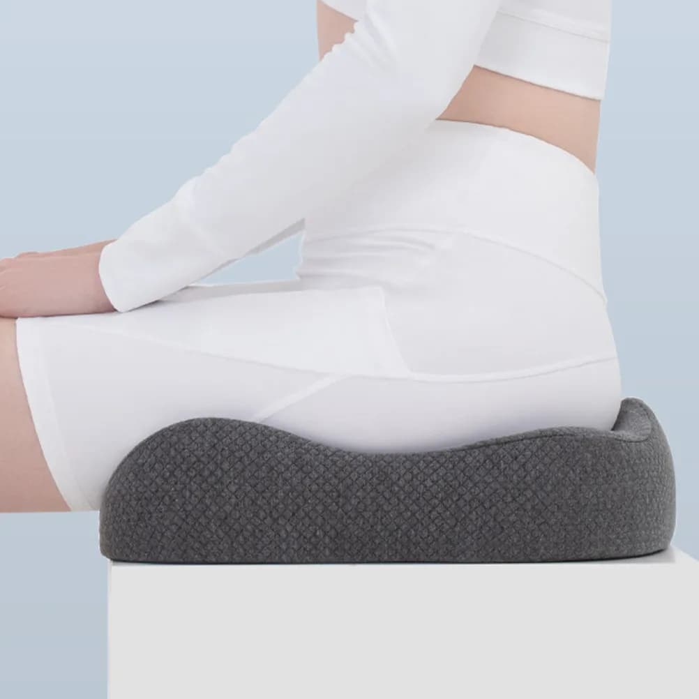 Cuscino Ergonomico in Memory Foam per Sedia da Ufficio, Supporto per il Coccige, Alleviamento della Pressione, per Sedia da Scrivania