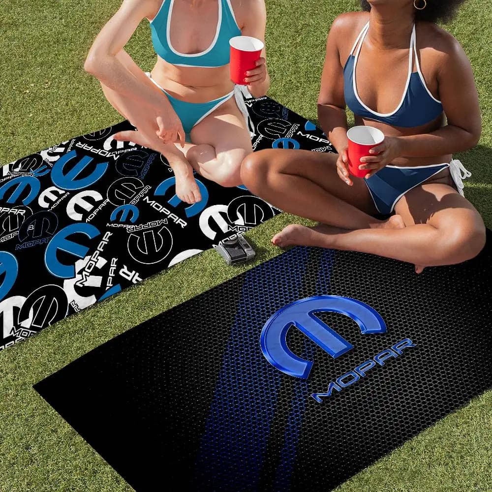 Asciugamani da spiaggia in microfibra M-Mopar, ad asciugatura rapida, per piscina, viaggi, nuoto e yoga