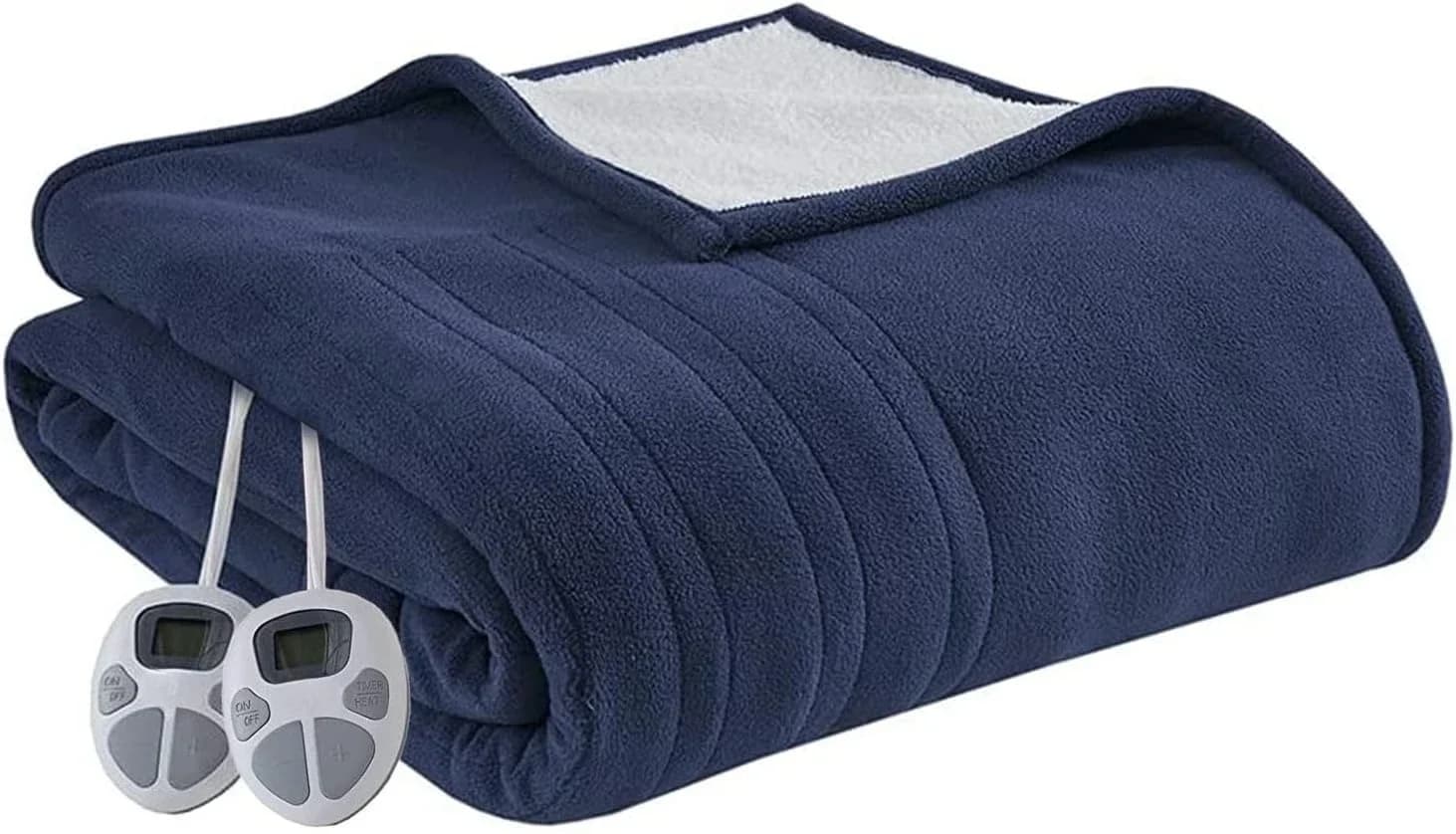 Coperta elettrica reversibile in pile a Sherpa, riscaldamento rapido, timer di spegnimento automatico, impostazione multipla del calore, certificata ETL