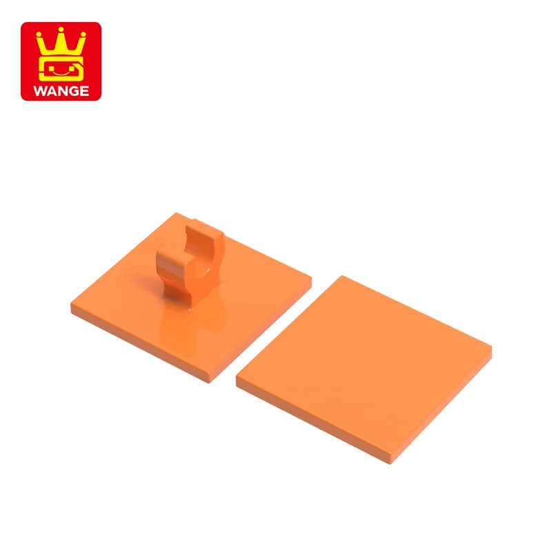 Wange 15210 50g/113PCS 2x2 Pannello luminoso artiglio Building Blocks MOC Segnaletica stradale quadrata compatibile con mattoni Giocattoli per bambini Regalo