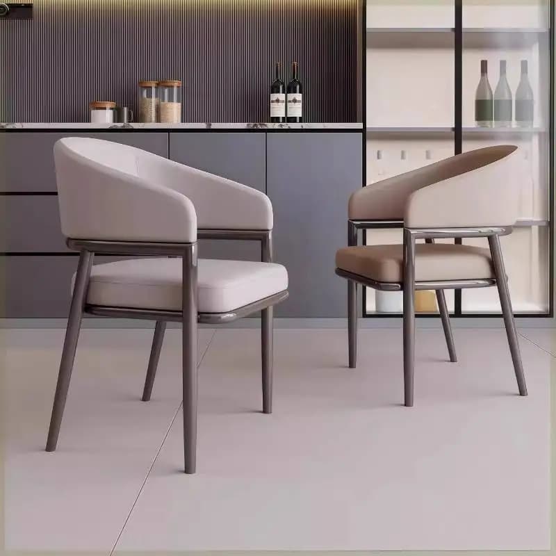 Sedie da pranzo con schienale cuscino Lusso elegante sedia da pranzo per ufficio per matrimoni Accento Trono Sedie Sala Da Pranzo Mobili