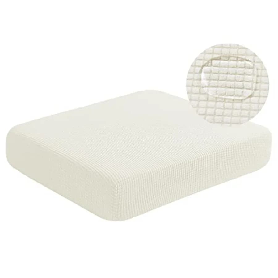 Water Repellent Couch Cushion Covers, Stretch Sofa Seat Slipcover Sets for Camper, Furniture Protector for Pets