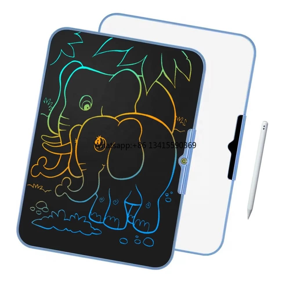 Lavagna magica da 20 pollici Touch screen Lavagna elettrica trasparente Tavoletta da scrittura LCD con porta di ricarica di tipo C con stilo magnetico