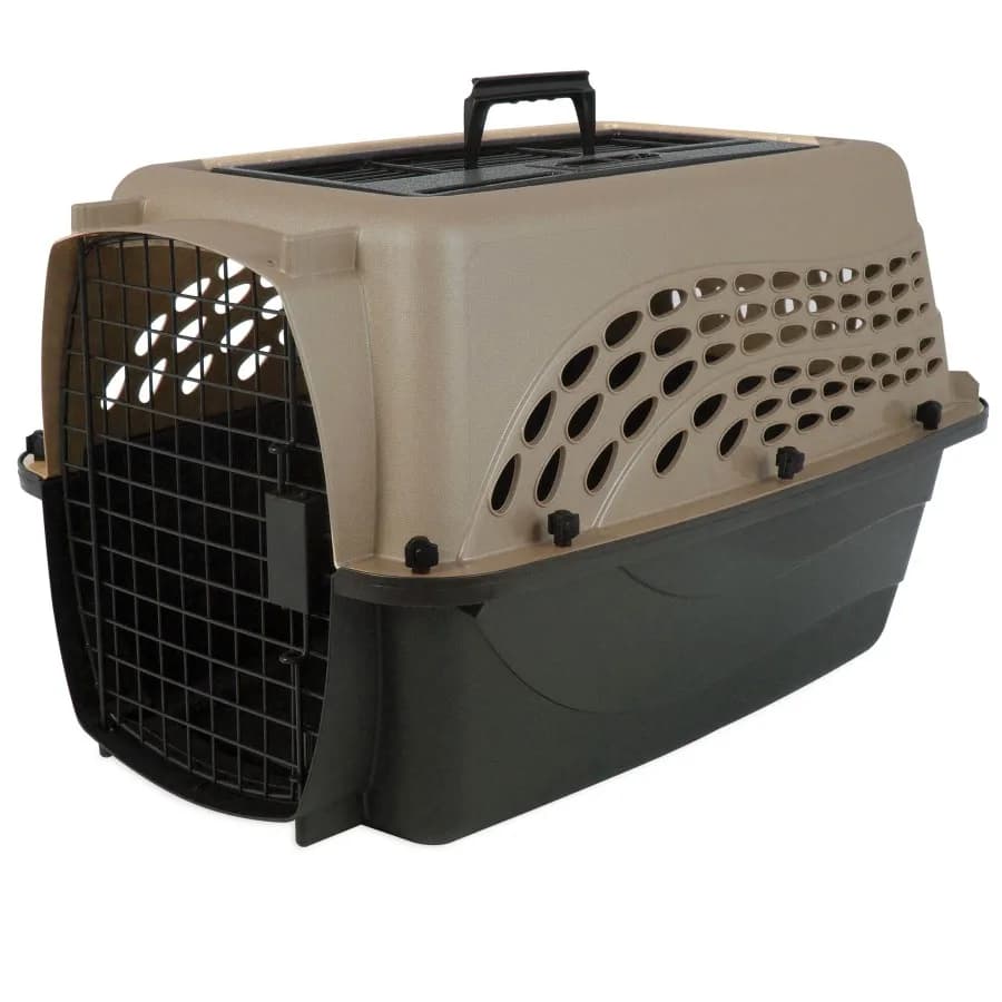 Medium 24 Two-Door Top-Load Pet Carrier for Dogs and Cats Up to 15 lb Ideal for Travel