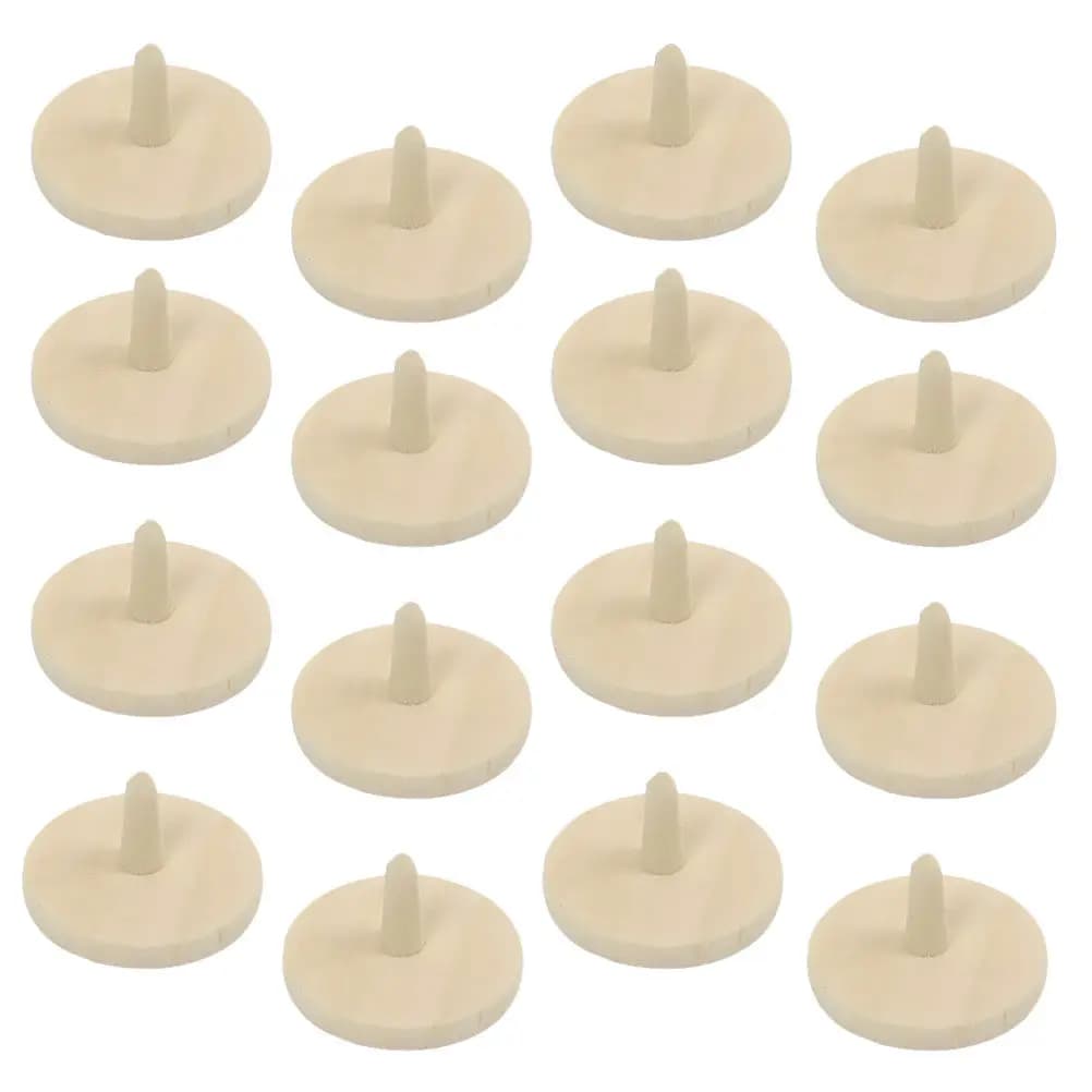 20 pezzi di segnatori di posizione per palline da golf in legno, ecologici, indistruttibili, strumenti di marcatura di precisione, inserimento fluido