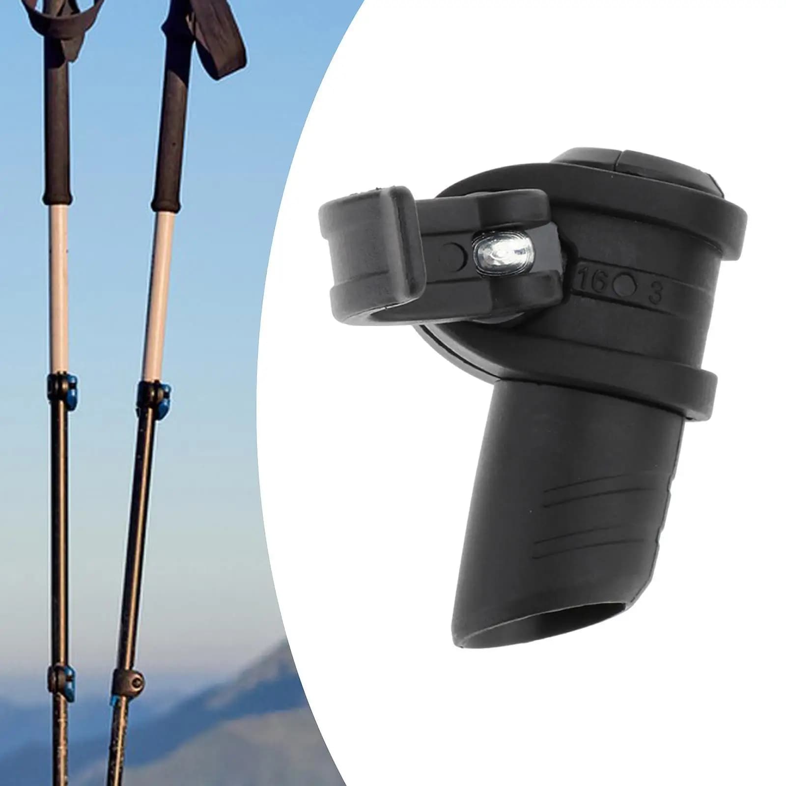 Strumenti di Bloccaggio per Bastoni da Trekking: Ricambio Chiusura a Scatto in Plastica Leggera per Bastoni da Escursionismo e Camminata Outdoor