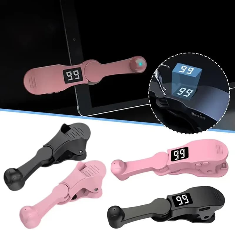 Auto Clicker per Schermo Smartphone Regolabile, Gadget per App, Video e Live, Treppiede per Touch Screen di Smartphone e Giochi