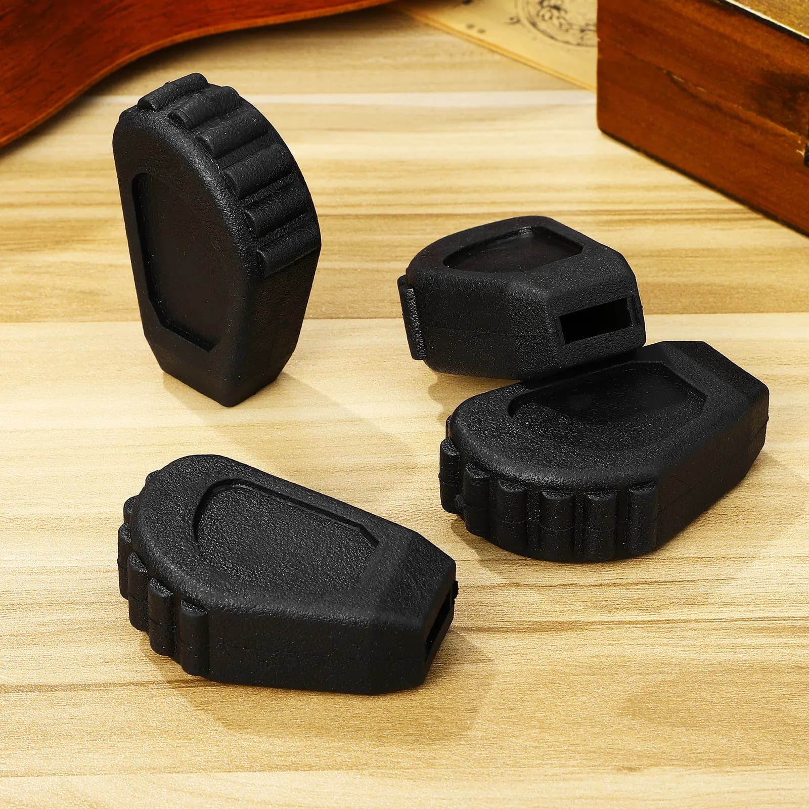 6Pcs High Density Rubber Drum Throne Feet Pads for Stool Floor Protection Vibration Control Noise Reduction Drum Kit Rack