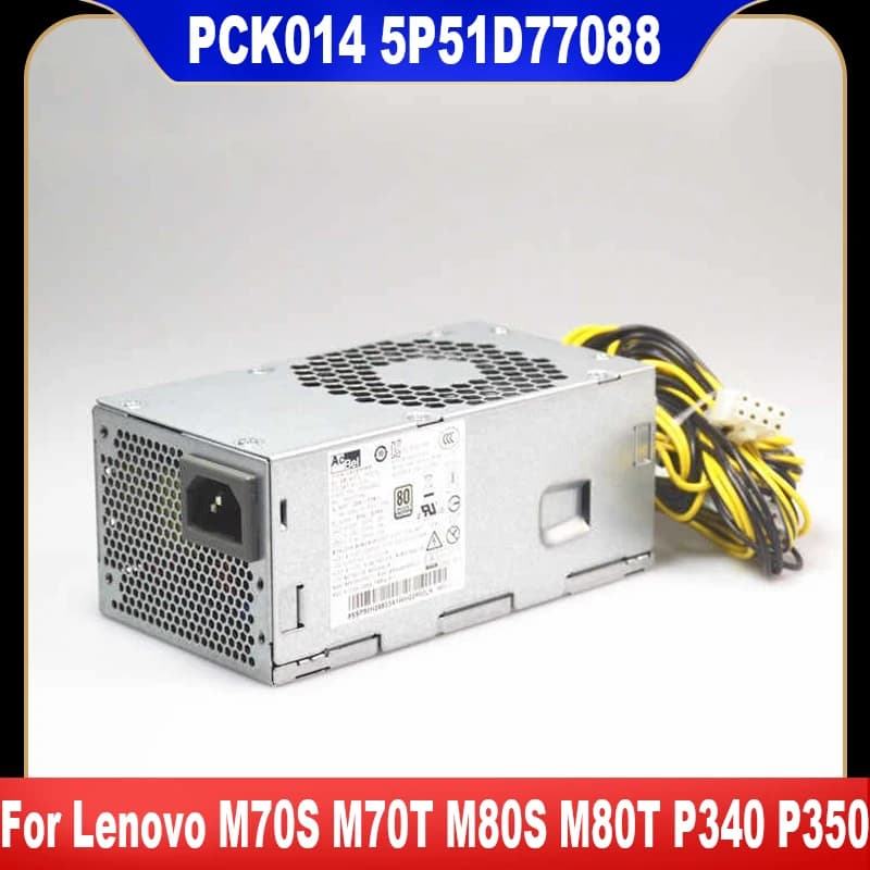 380W PCK014 For Lenovo M70s M70t M80s M80t M90s P340 P350 G5-14IMB05 V50t-13IOB G2 Power Supply 5P50V03183 5P51D77151 5P51D77088