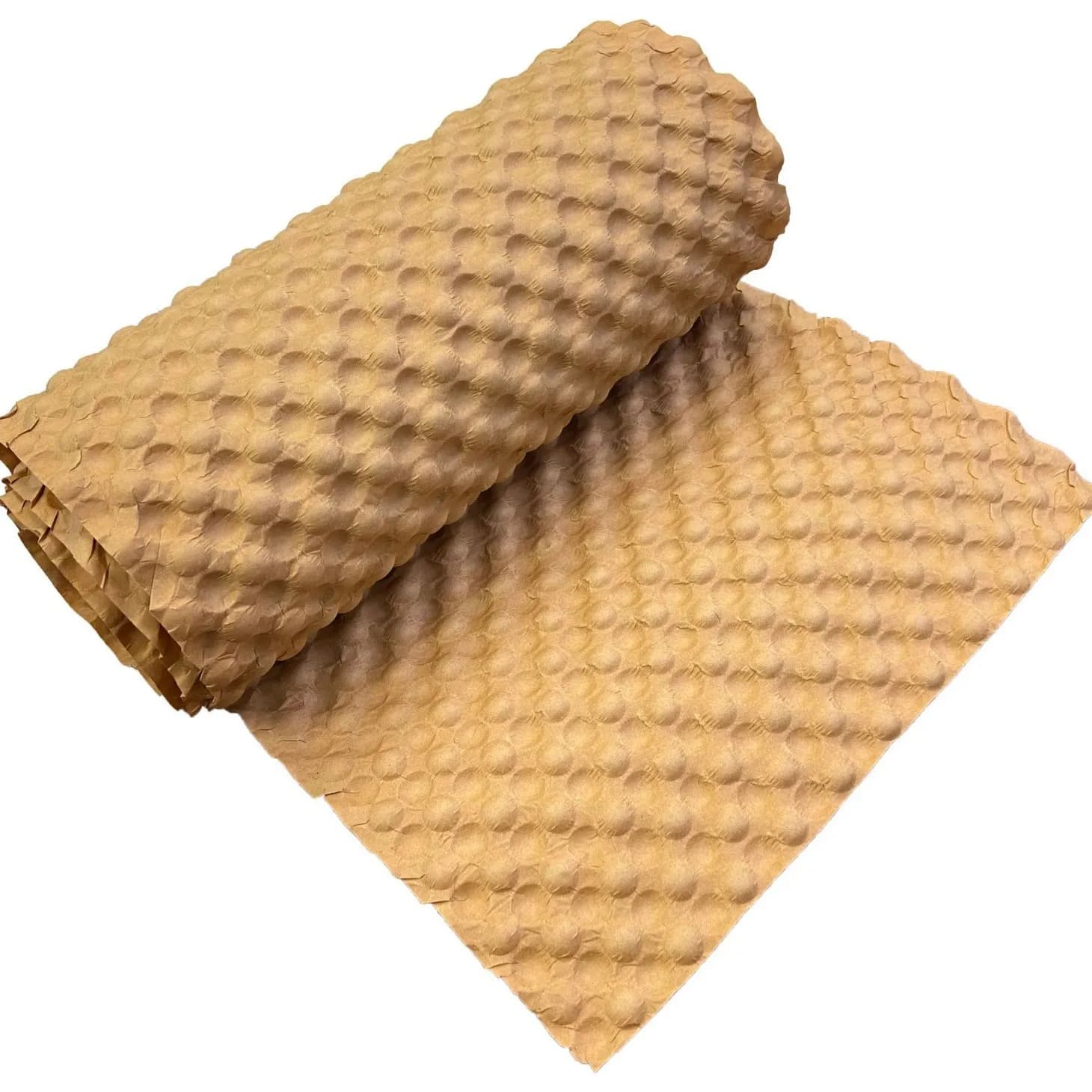10M/20M di Lunghezza Degradabile Carta Kraft Schiuma Ammortizzazione Rotolo di Imballaggio Eco-Friendly Confezione Regalo Riempimento Bolle per Spedizione Sicura