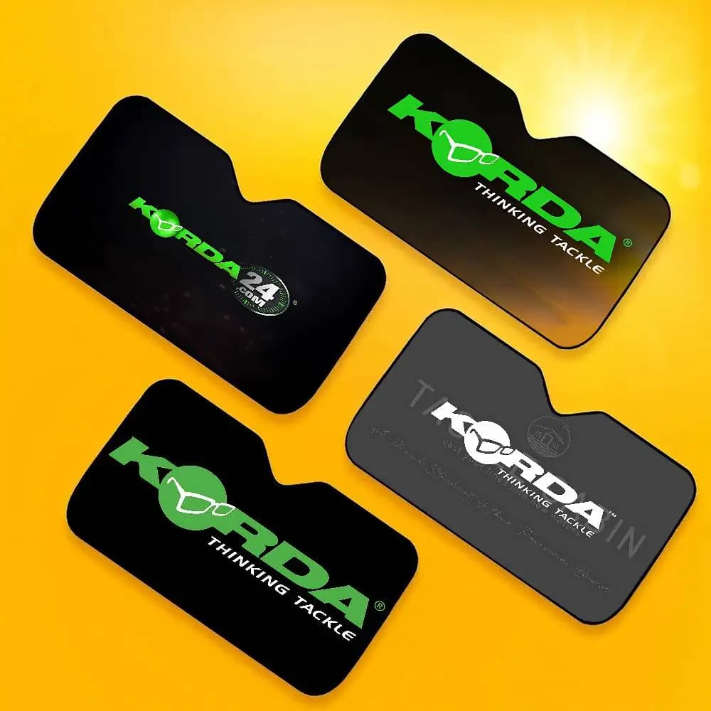 Nuovo Parasole Riscaldato per Parabrezza Auto con Logo K-Kordas Fishing, Protezione Solare per Finestrino Anteriore Auto