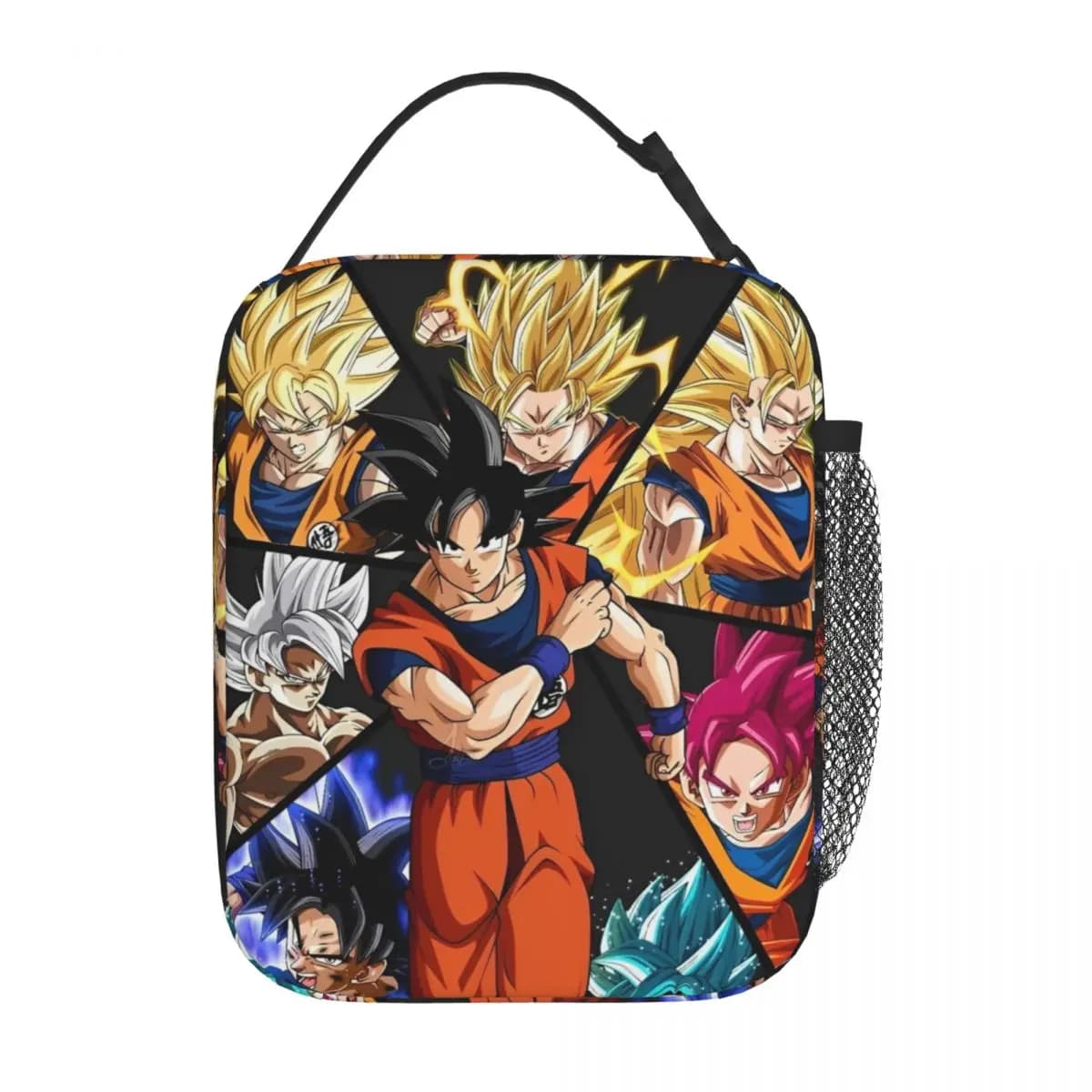 Thermal Lunch Bag with Insulation Dragon Ball Z DBZ Goku Meal Container Anime Large Lunch Bag Food Storage Bags College