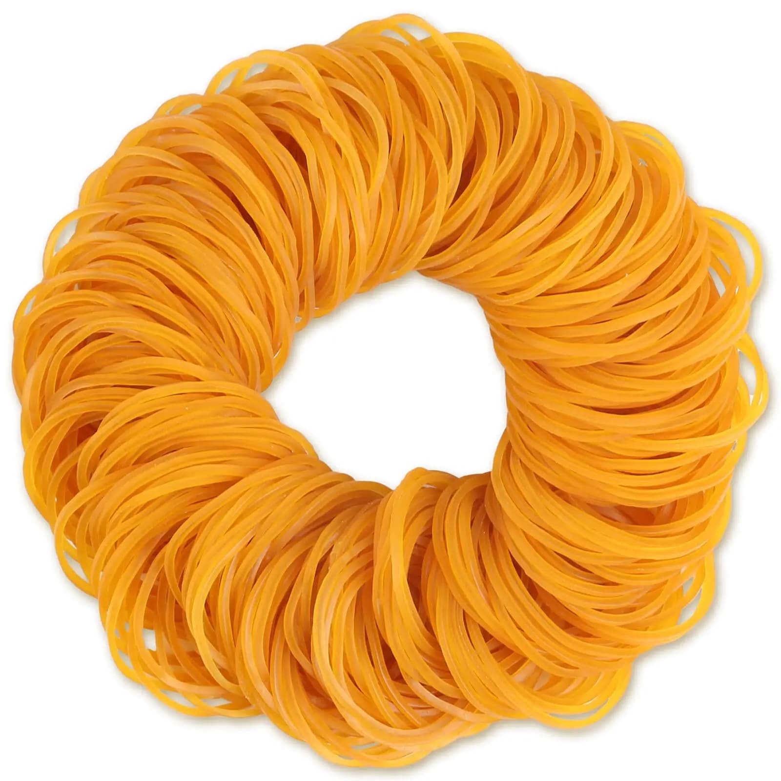 Yellow Rubber Bands for Office & Packaging,40mm Elastic Latex Bands, Assorted Quantities for File Folders, Mail, Money, Bulk Lo