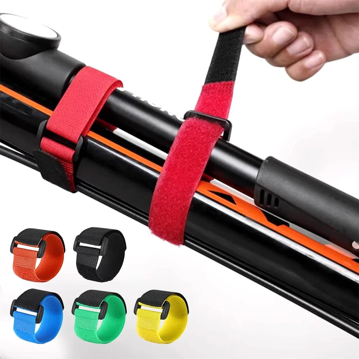 30/50 pieces multicolored fishing rods - wrapping band for reusable and easy to use fishing rod fastening