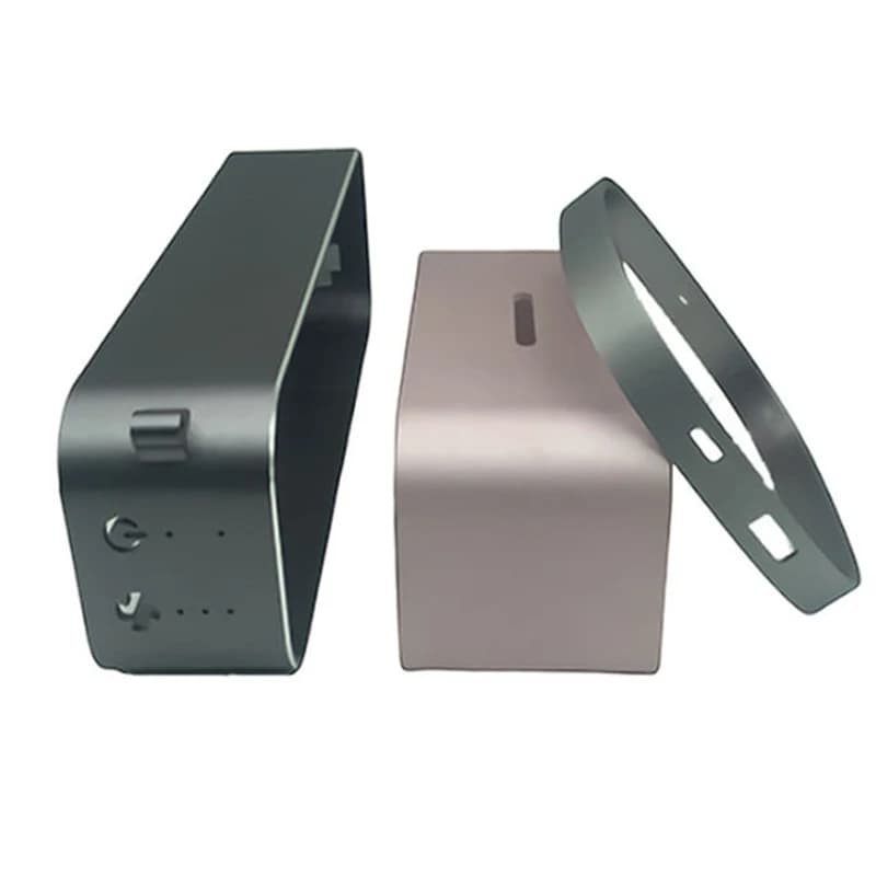 CNC Parts Rapid Metal Prototyping Custom Aluminum Alloy Stamped & Bended Electronic Enclosure / CNC Machined Housing Set