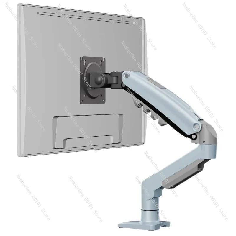 Computer Monitor Support, Mechanical Arm, Screen Brace, Desktop Lift and Rotation for Adjustable View