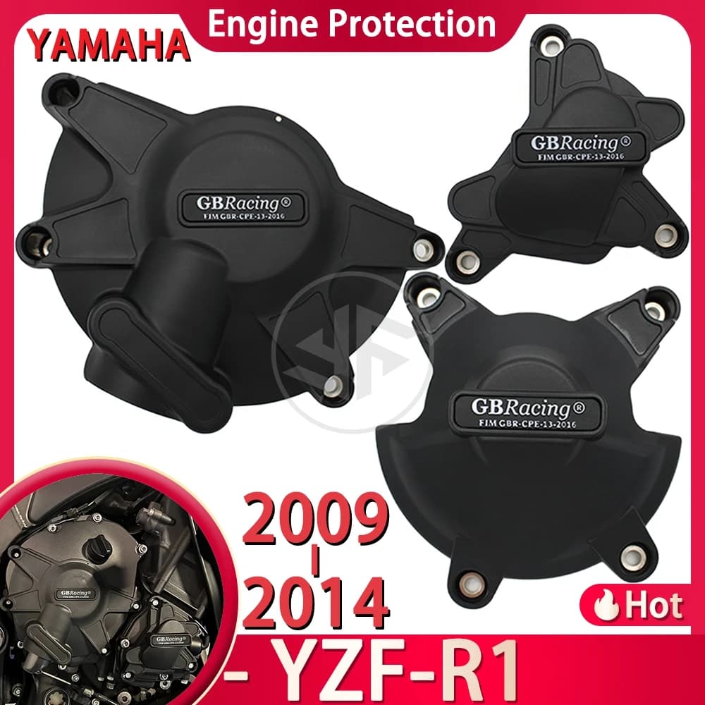 Per YAMAHA YZF-R1 2009 2010 2011 2012 2013 2014 Accessori Moto GB Racing Protezione Secondaria Motore Coperchio Alternatore