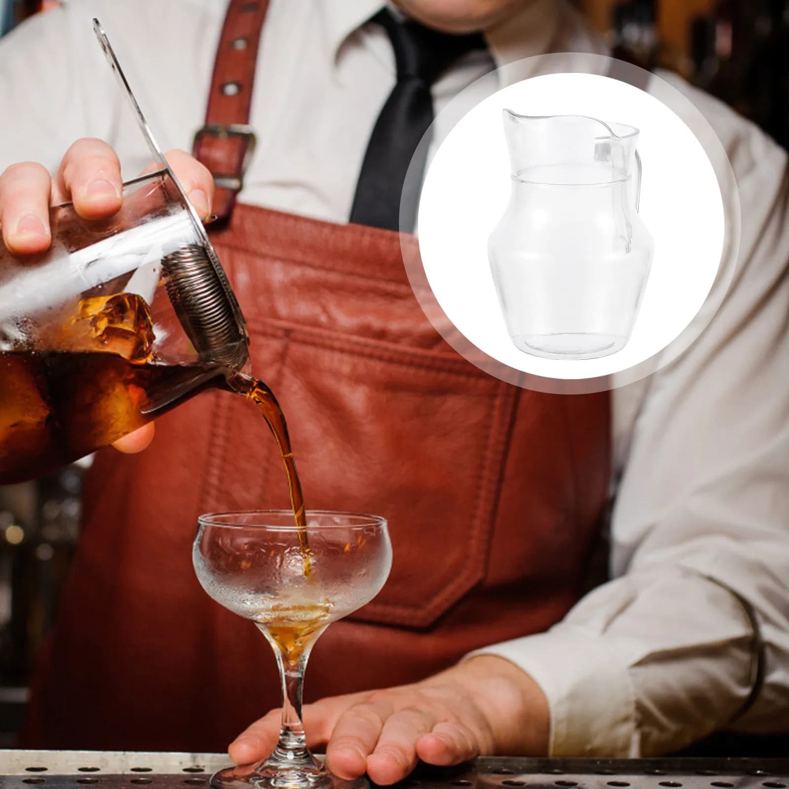 1Pcs Wide Mouth Wine Dispenser 580Ml Clear Liquor Bottle for Whiskey Wine Decanting Bar Restaurant Kitchen Smooth Surface Stable