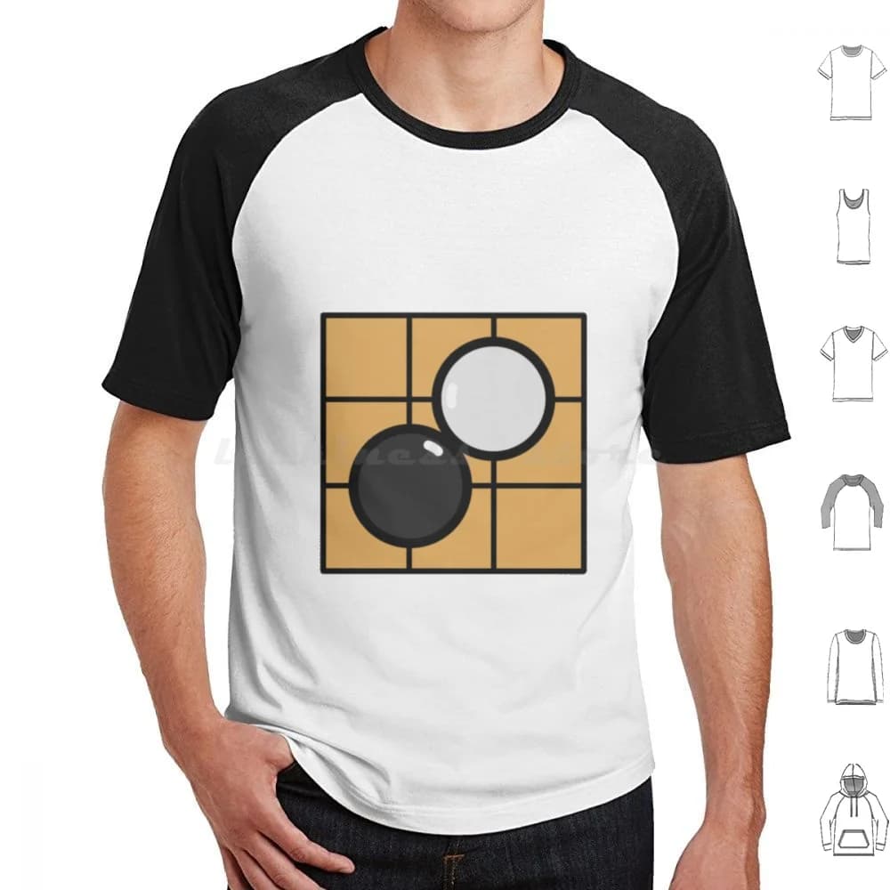 Go Gioco da tavolo Baduk T Shirt 6xl Cotone Cool Tee Carino Popolare Trendy Go Go Gioco Go Gioco da tavolo Baduk Baduk Gioco da tavolo Go Games Go