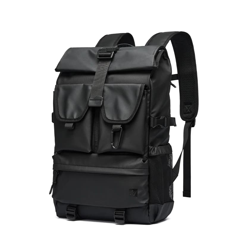 MATE ELAN Large Men Travel Backpack 17.3 Inch Laptop Bag Waterproof Outdoor Sport Hiking Backpack Stylish College Schoolbag