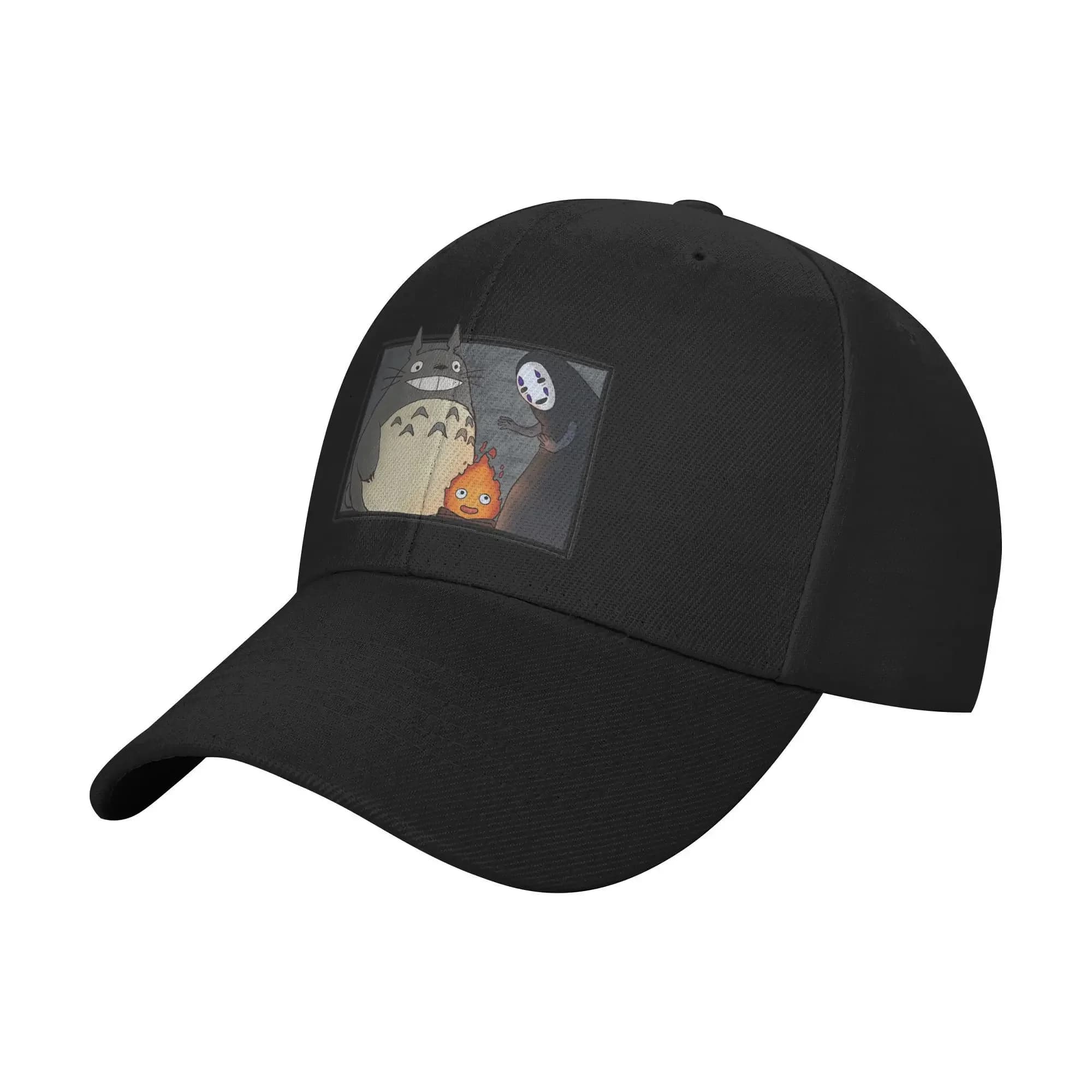 Cappelli da baseball unisex Tre amici di Ghibli, streetwear da esterno, cappellini da baseball sportivi estivi, cappellini hip hop, casquette.