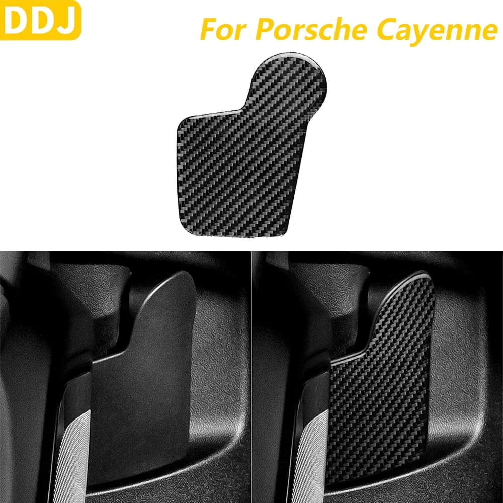 Copertura in Fibra di Carbonio Morbida per Pannello Interruttori Motore Anteriore per Porsche Cayenne 9Y0 9YA 9YB E3 2018-2023, Accessori Interni